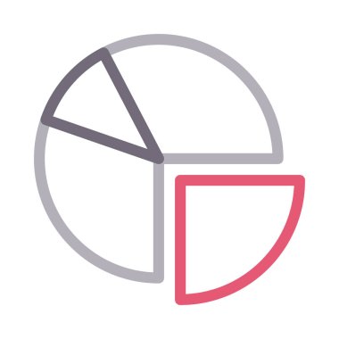 grafik ince renk çizgisi vektör simgesi