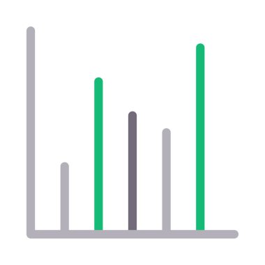 grafik ince renk çizgisi vektör simgesi