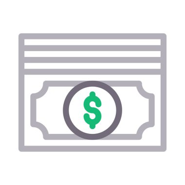 nakit ince renk çizgisi vektör simgesi