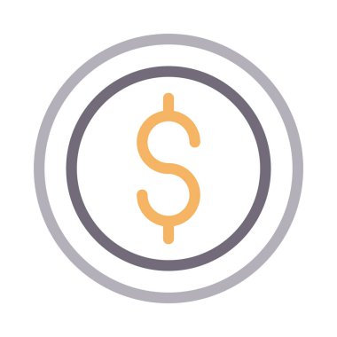 nakit ince renk çizgisi vektör simgesi