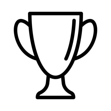 fincan ince çizgi vektör simgesi