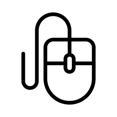 İmleç ince çizgi vektör simgesi