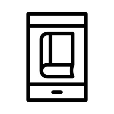 eğitim ince çizgi vektör simgesi