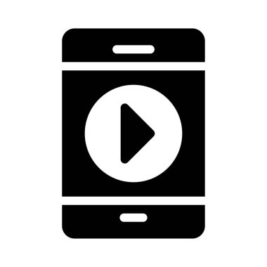 oyun glif düz vektör simgesi