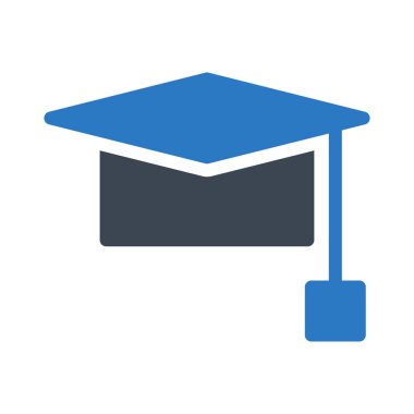 diploma glyph renk vektör simgesi