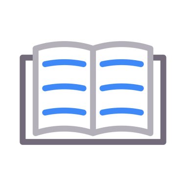 ince renk çizgisi vektör simgesi okuma