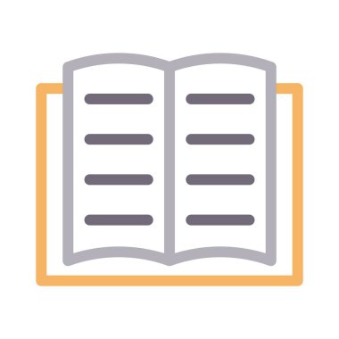 ince renk çizgisi vektör simgesi okuma