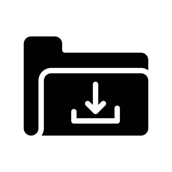 Télécharger Glyphe Icône Vectorielle Plate — Image vectorielle