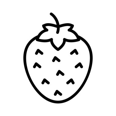 ince hat meyve simge vektör