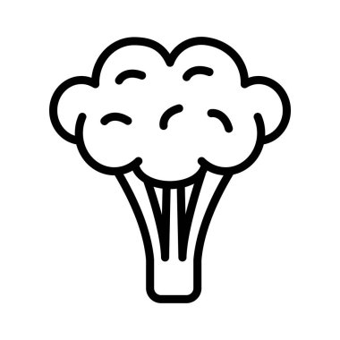 sebze ince çizgi vektör simgesi