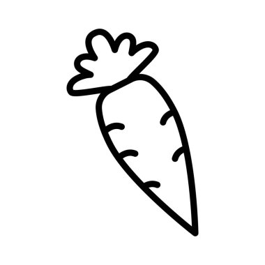 sebze ince çizgi vektör simgesi