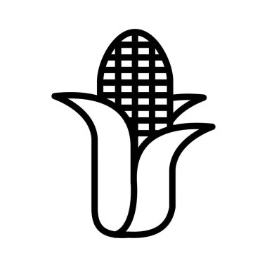 sebze ince çizgi vektör simgesi