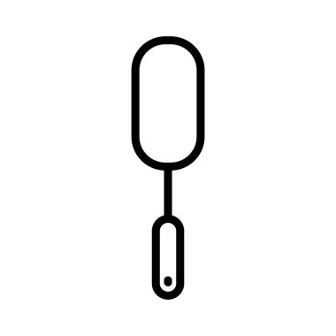 mutfak ince çizgi vektör simgesi