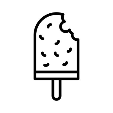 krem ince çizgi vektör simgesi