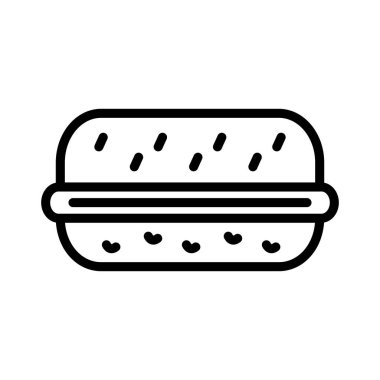 hızlı yemek hat vektör simge