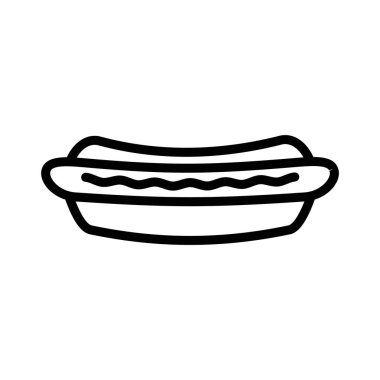 hızlı yemek hat vektör simge