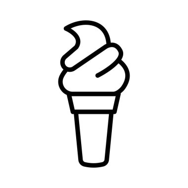 buz ince çizgi vektör simgesi