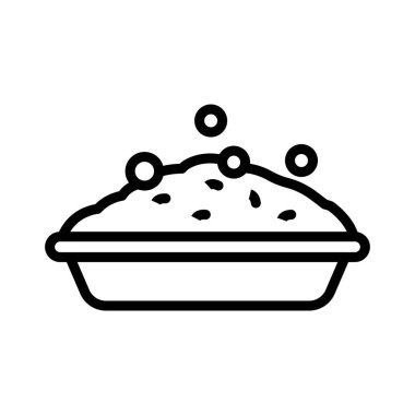 hızlı yemek hat vektör simge