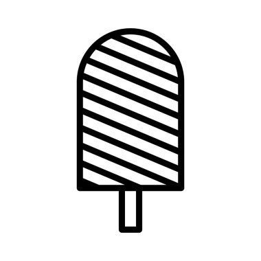 krem ince çizgi vektör simgesi