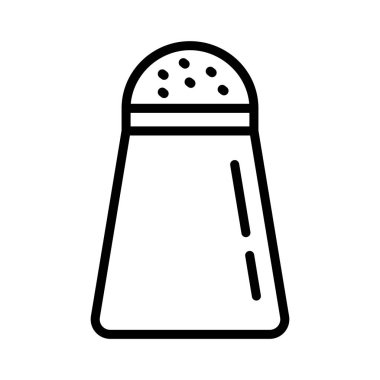 shaker ince çizgi vektör simgesi