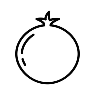 ince hat meyve simge vektör