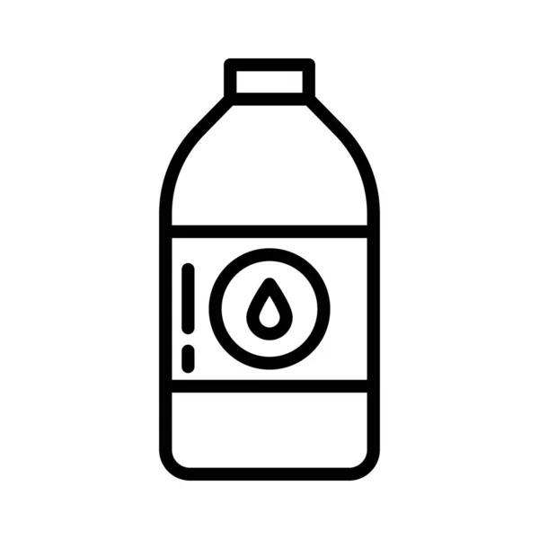 Flasche Dünne Linie Vektor Symbol — Stockvektor