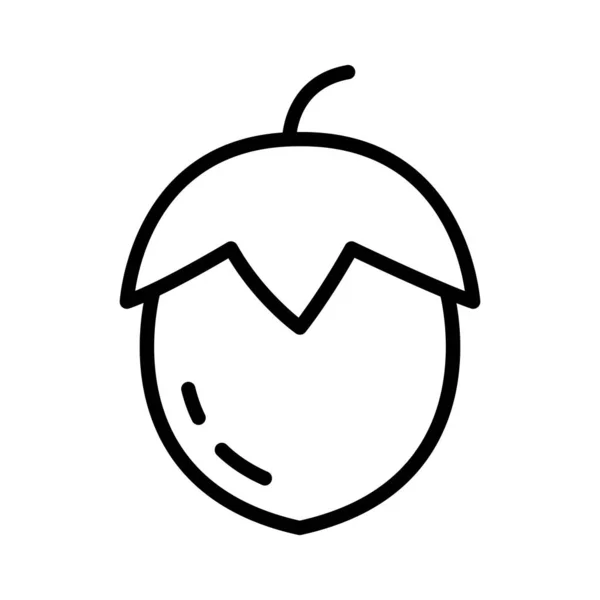 Symbol Ovocných Čar Tenkou Čárou — Stockový vektor