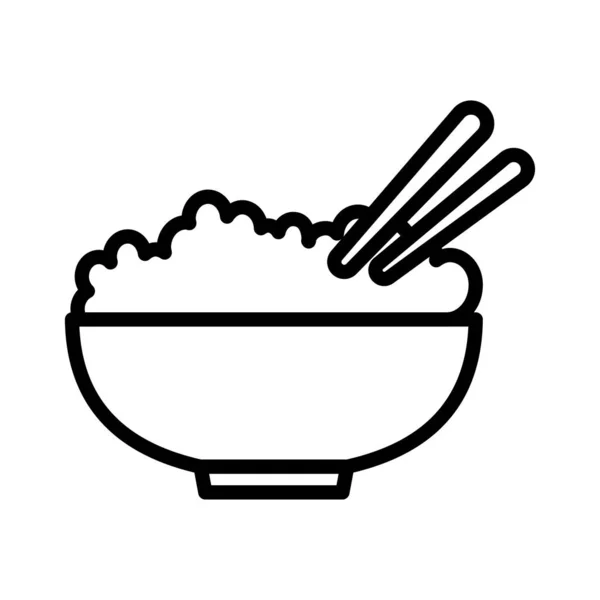 Иконка Пищевой Тонкой Линии — стоковый вектор
