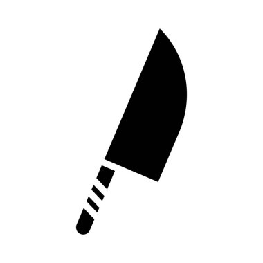 kesme glif düz vektör simge