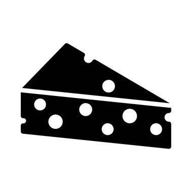 tatlı glyph düz vektör simgesi