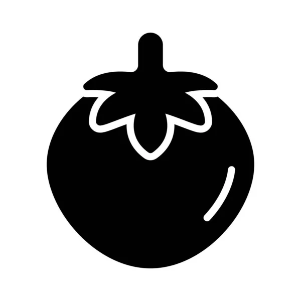 Ikona Jedzenie Symbol Wektor Płaski — Wektor stockowy
