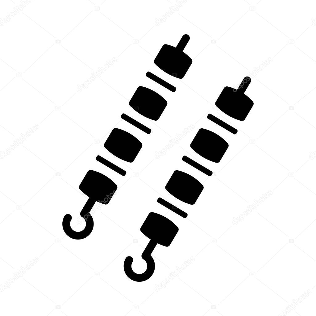 skimmer glyph flat vector icon