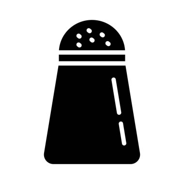 shaker glyph düz vektör simgesi