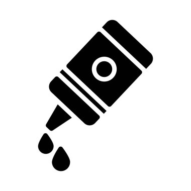 ketçap glyph düz vektör simgesi