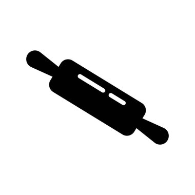 pin glyph düz vektör simgesi