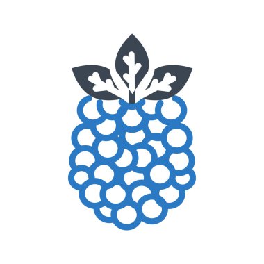 ananas glyph renk vektör simgesi