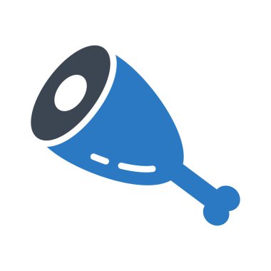 sığır glyph renk vektör simgesi