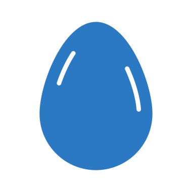 yumurta glyph renk vektör simgesi