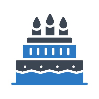 kek glyph renk vektör simgesi