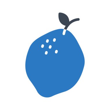 kireç glyph renk vektör simgesi