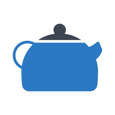 kettle glyph renk vektör simgesi