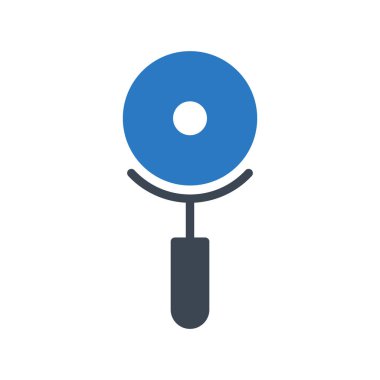 peeler glyph renk vektör simgesi