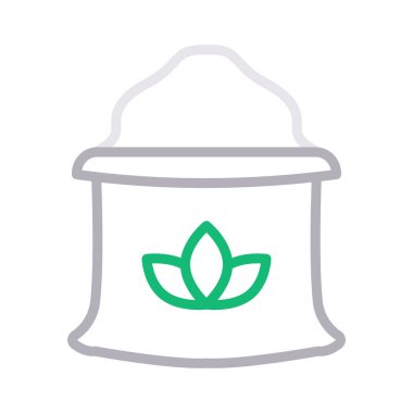 buğday ince renk çizgisi vektör simgesi