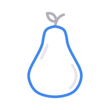 armut ince renk çizgisi vektör simgesi