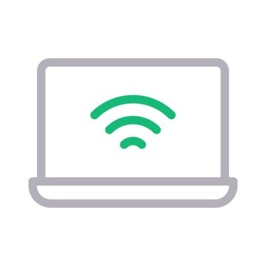 sinyal renk çizgi vektör simgesi