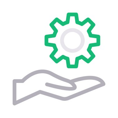 ayarlama bakım çizgi renk simge vektör