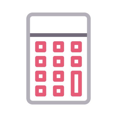 muhasebe renk çizgisi vektör simgesi