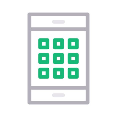 uygulamalar renk çizgi vektör simgesi