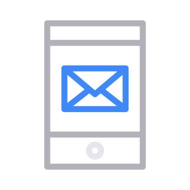 ileti renk çizgisi vektör simgesi