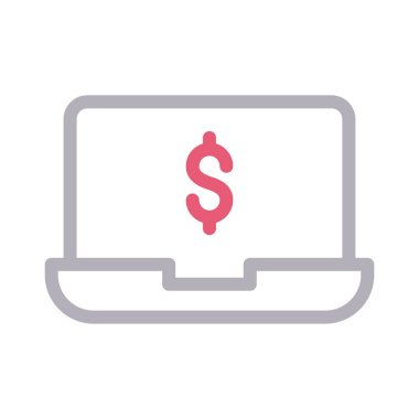 para renk çizgi vektör simge